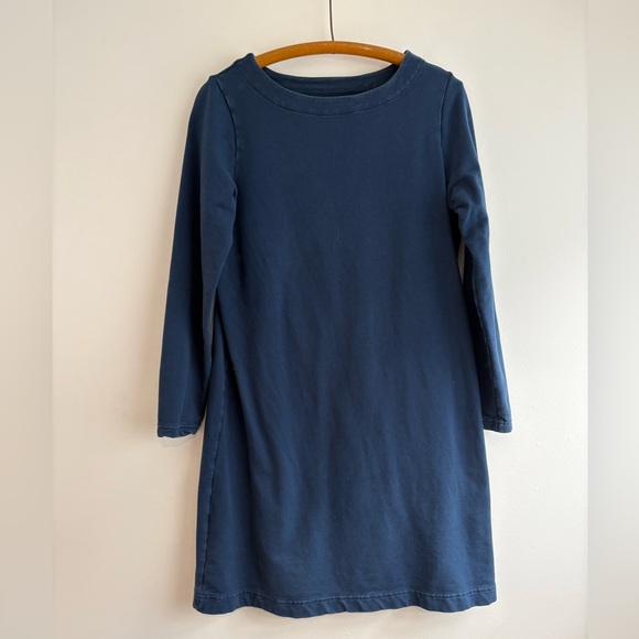 neon buddha Dresses & Skirts - Neon Buddha blue cotton sweatshirt dress size M
